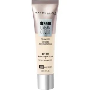 Maybelline Dream Urban Cover Foundation - Spf50 - 30Ml - 100 Warm Ivory