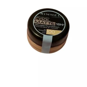 Rimmel Mousse Cool Matte 16H Foundation(18Ml) - 100 Ivory
